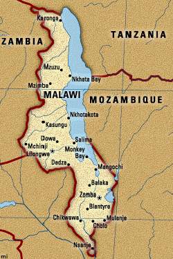 Malawi Map